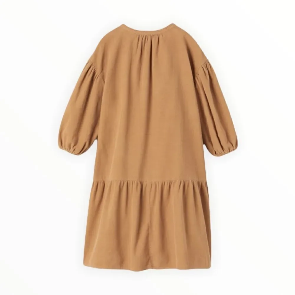 ZARA Kids | Tan | RUFFLED CORDUROY DRESS